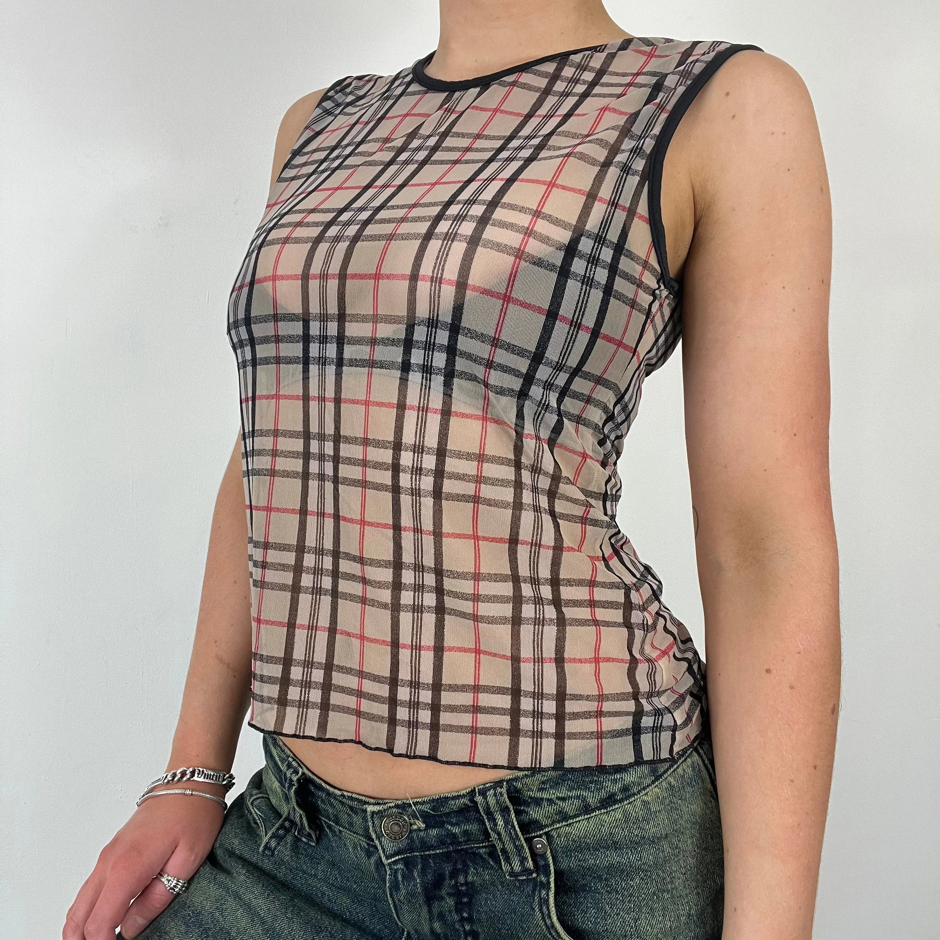 90s mesh vest top - Size M