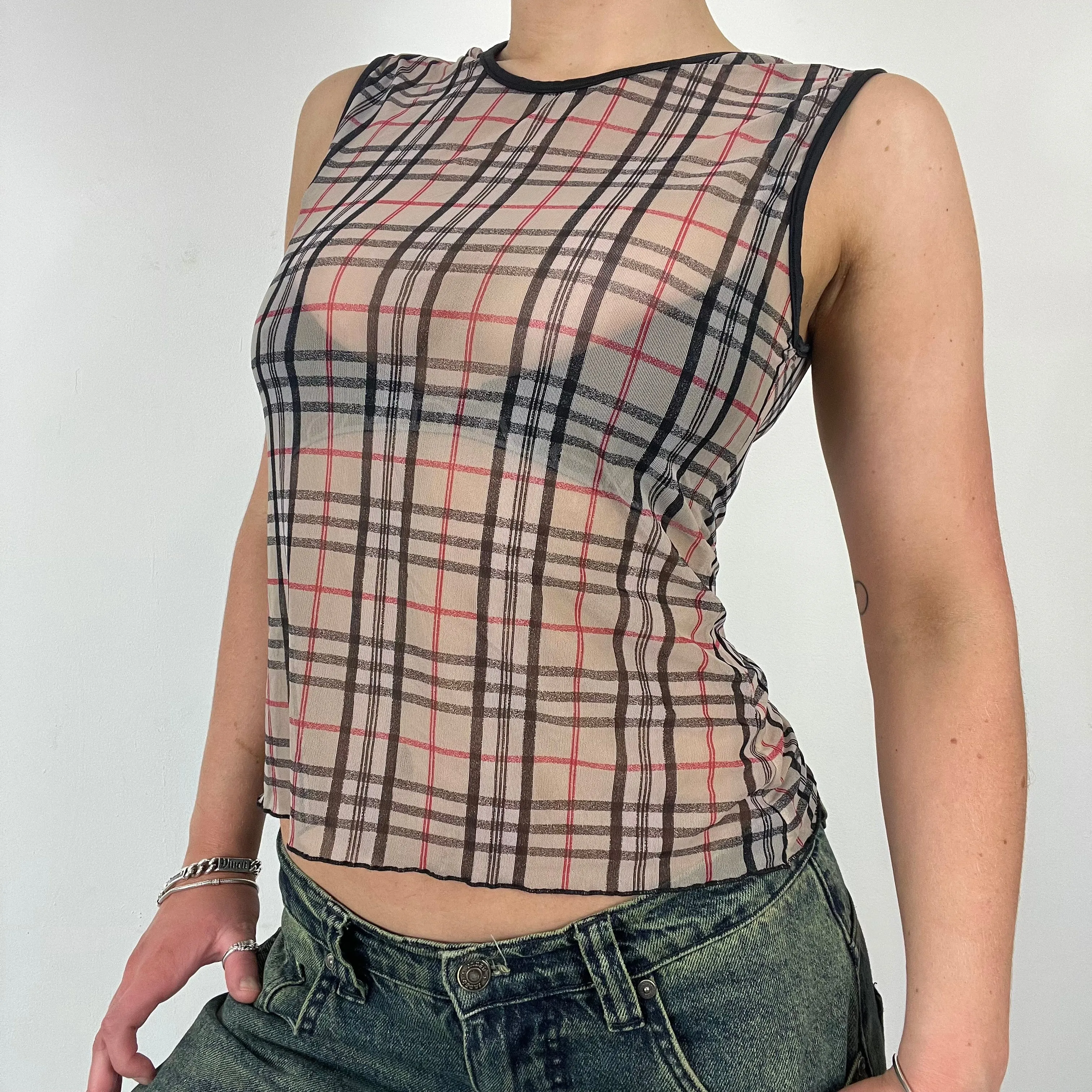90s mesh vest top - Size M