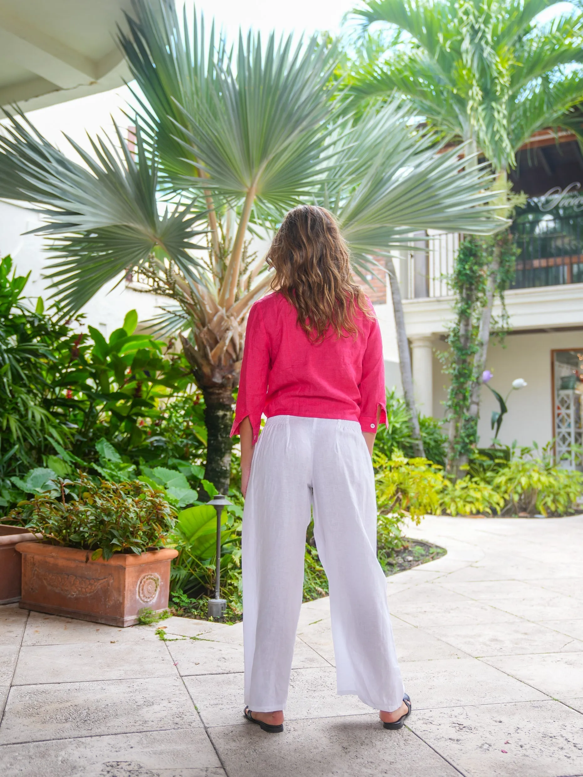 Blazer Button Linen