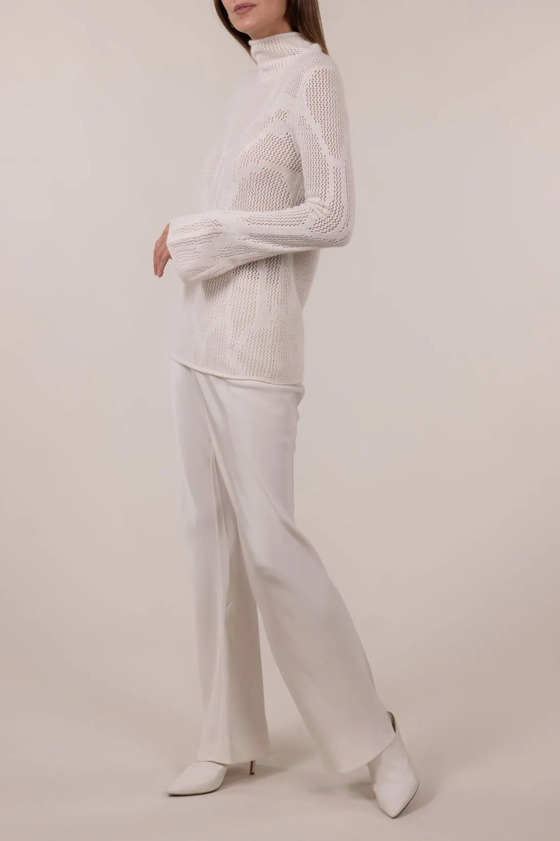 FANCY MESH TOP