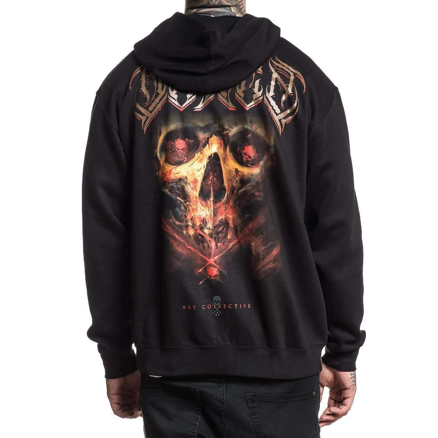 Jorquera Badge Mens Zipped Hoodie