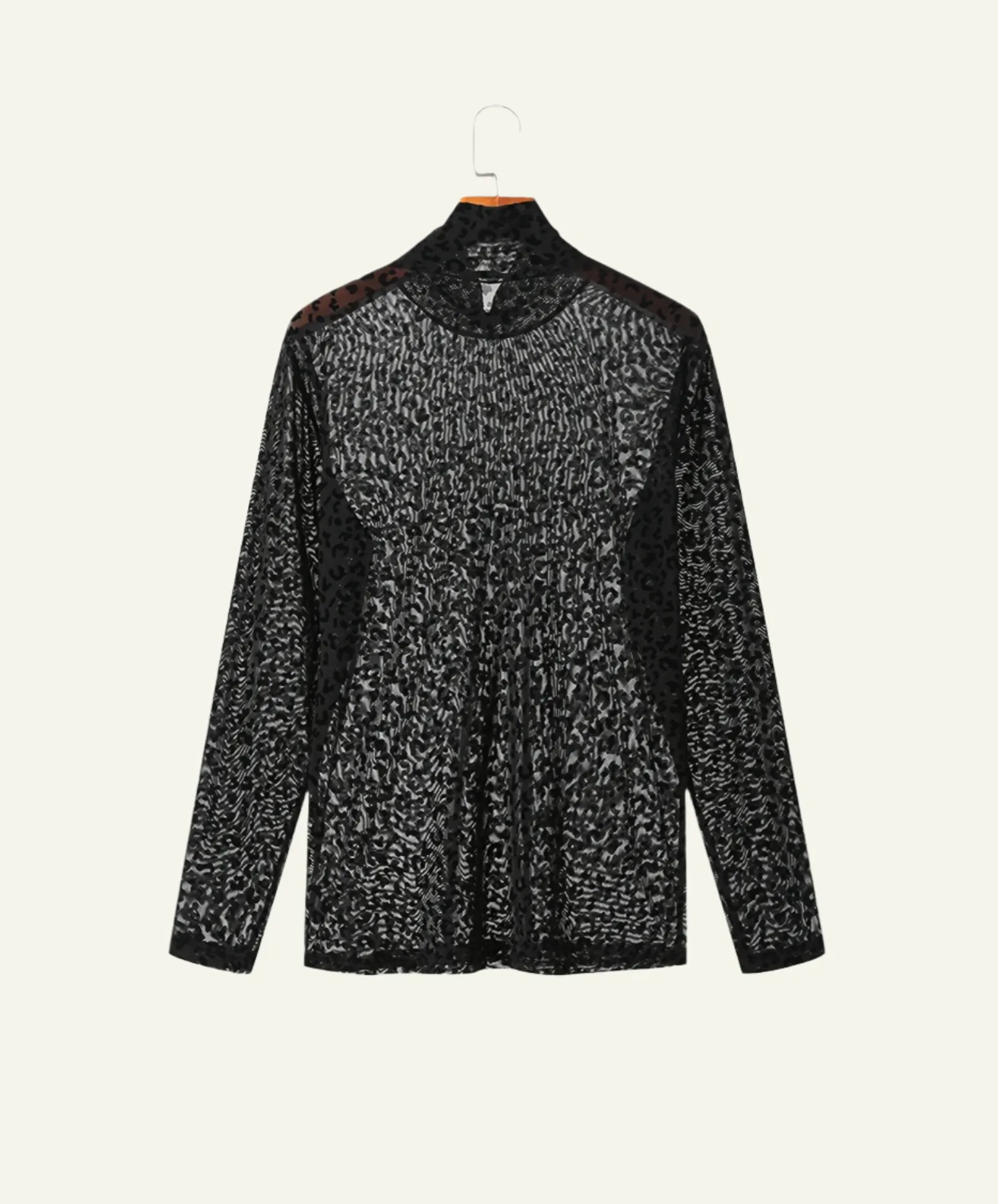 Mesh Leopard Shirt