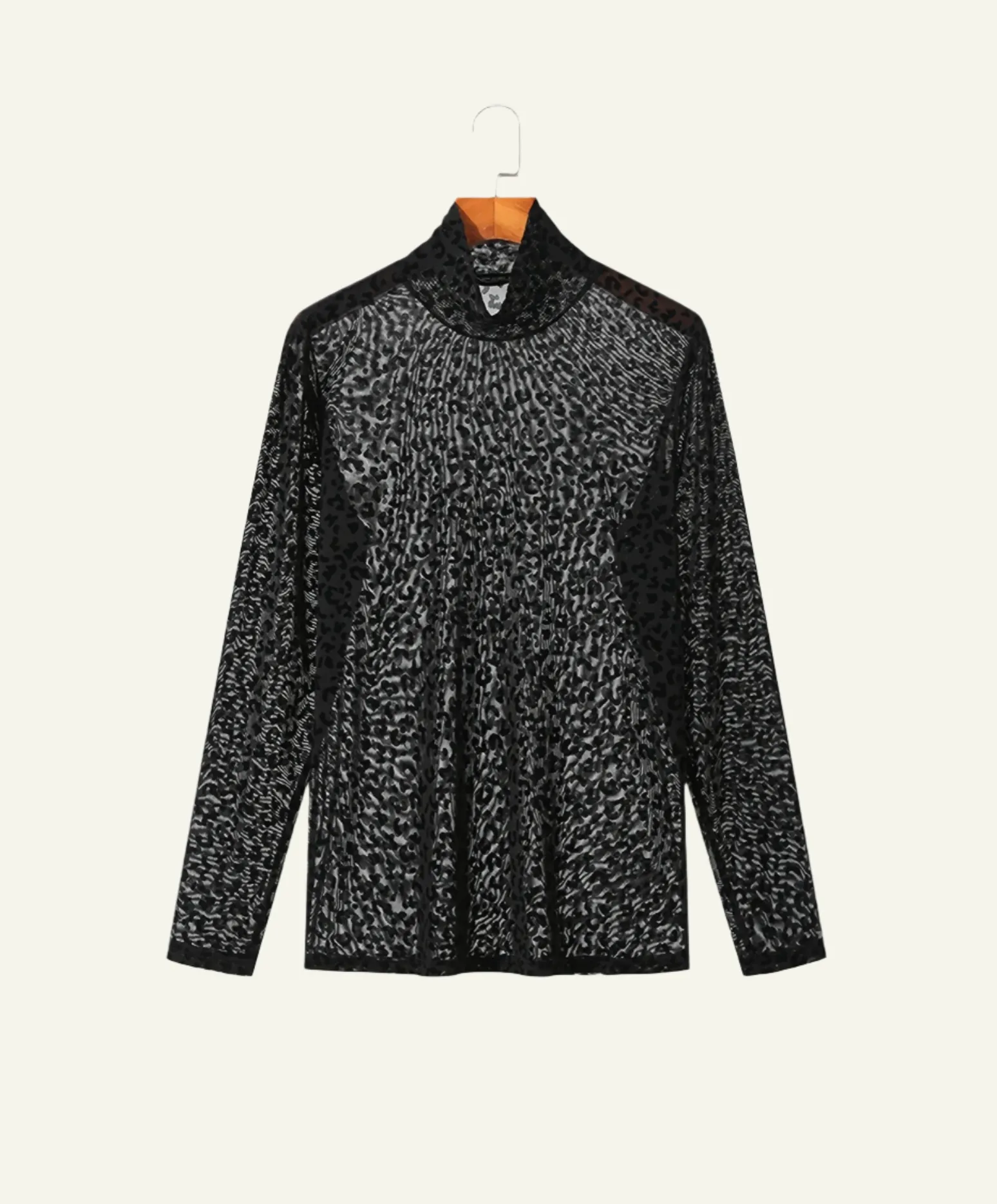 Mesh Leopard Shirt