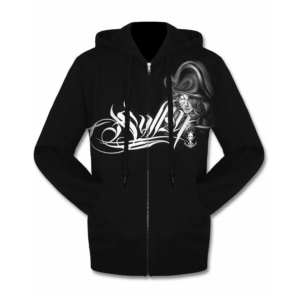 Overboard Mens Zipped Hoodie