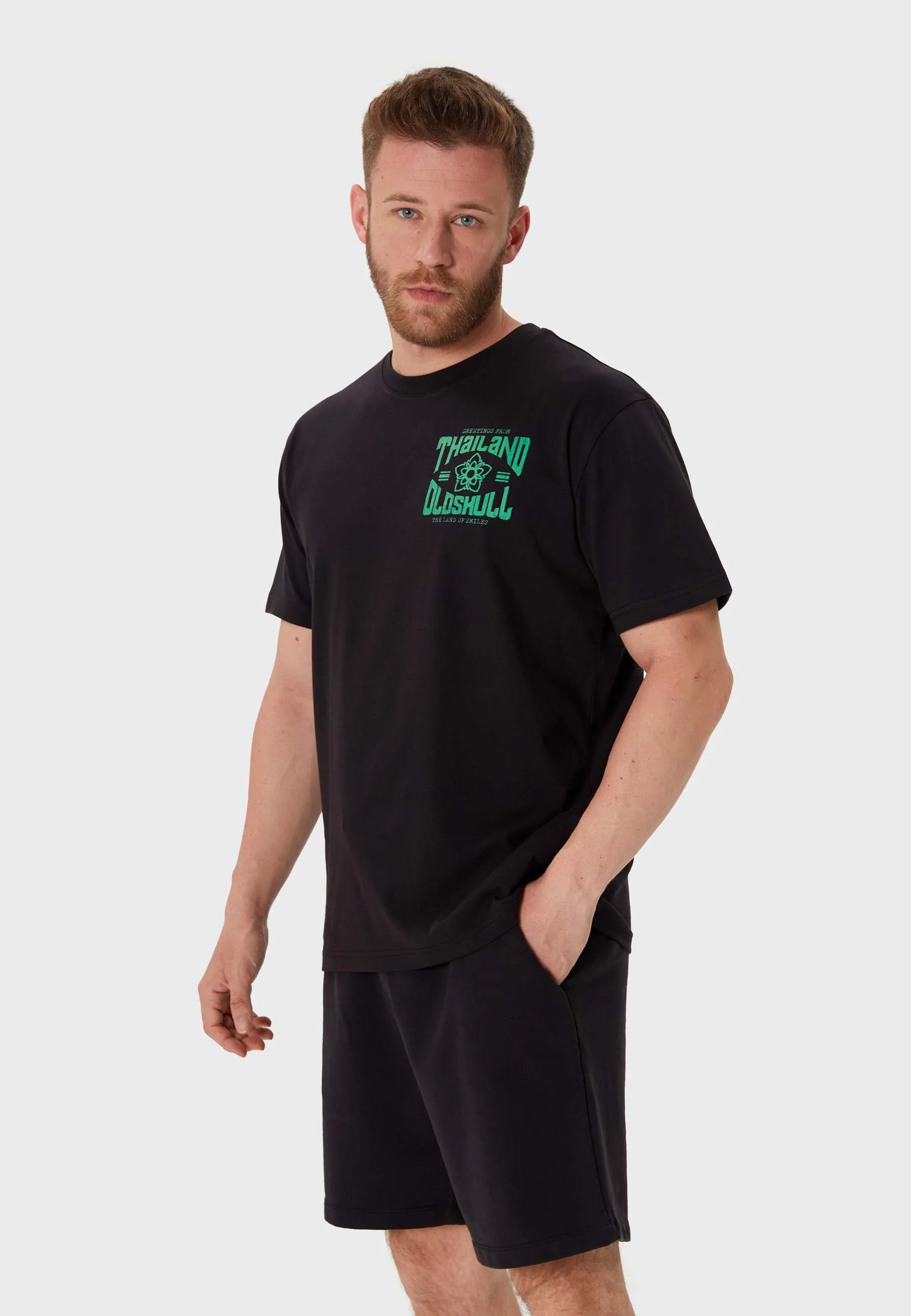 SawadTee Backprint T-Shirt Black