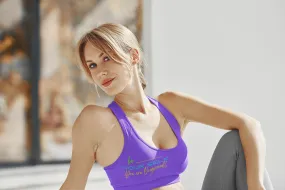 Sports Bra ( Be Yourself ) Purple