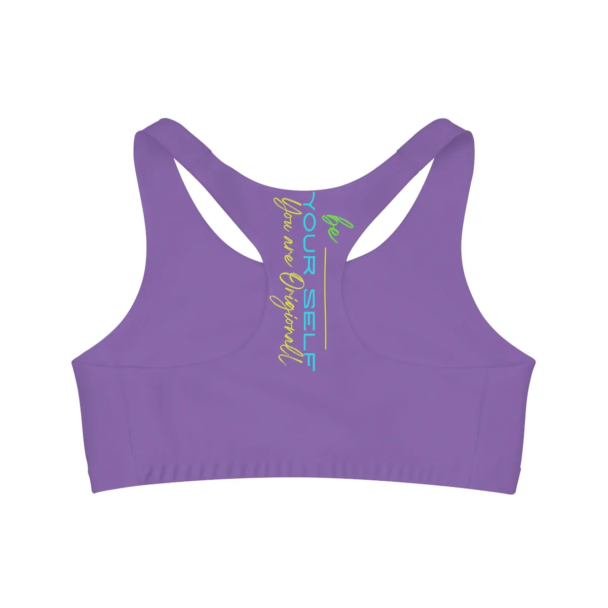 Sports Bra ( Be Yourself ) Purple