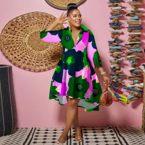 Uptown Girl Summer Dress - Culture Heaven Special