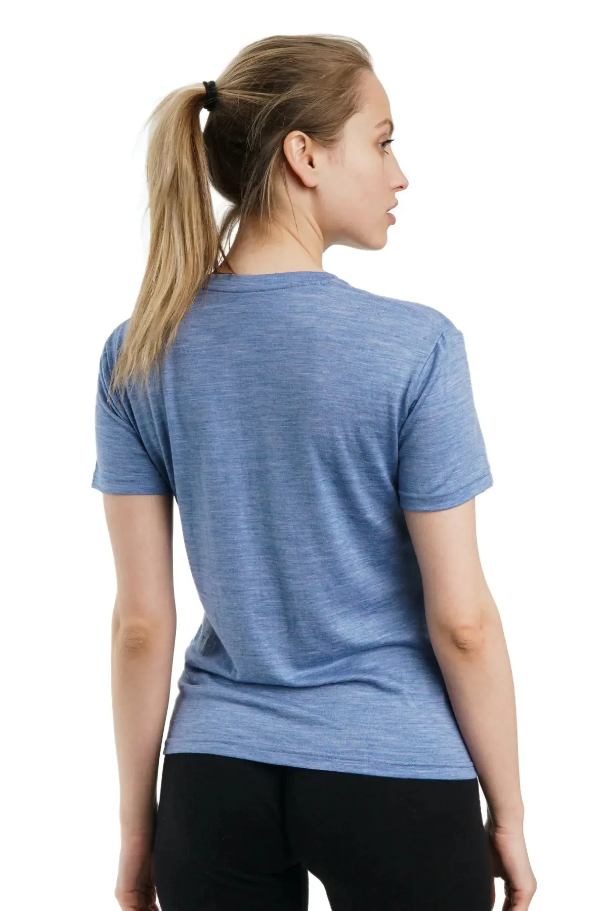 Women's Merino T-shirt 165 Dark Blue | Crewneck